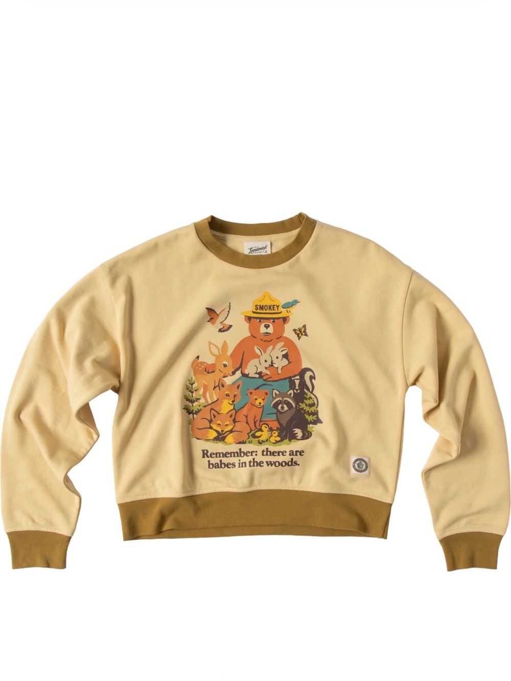 The Landmark Project Babes in the Woods Women's Crewneck Sweatshirt M / NWT